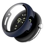 Carcasa cu protectie ecran din sticla securizata BizonMobile compatibila cu Google Pixel Watch 4, 41mm, Albastru 5 - lerato.ro