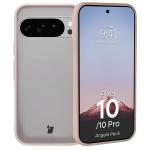Kit protectie 2 in 1 BizonMobile, Carcasa Bizon Angelo si Folie sticla securizata Bizon Glass Edge, compatibil cu Google Pixel 10 / 10 Pro, Roz 4 - lerato.ro