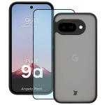 Kit protectie 2 in 1 BizonMobile, Carcasa Bizon Angelo si Folie sticla securizata Bizon Glass Edge, compatibil cu Google Pixel 9a, Negru 2 - lerato.ro