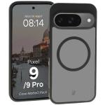 Kit protectie 2 in 1 BizonMobile, Carcasa Bizon MatteO si Folie sticla securizata Bizon Glass Edge, compatibil cu Google Pixel 9 / 9 Pro, Negru 4 - lerato.ro