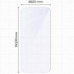 Set 2 folii sticla securizata Bizon Glass Mule Duo compatibile cu Google Pixel 9a, Transparent 3 - lerato.ro