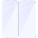 Set 2 folii sticla securizata Bizon Glass Mule Duo compatibile cu Google Pixel 9a, Transparent 5 - lerato.ro