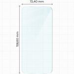 Set protectie 4in1 Bizon Glass Edge Pack, 3 folii sticla ecran + 1 folie sticla camera foto, compatibil cu Google Pixel 10 Pro XL, Transparent 3 - lerato.ro