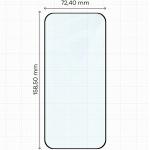 Set 2 folii sticla Bizon Glass Edge compatibile cu Google Pixel 10 Pro XL / 9 Pro XL, Negru 3 - lerato.ro