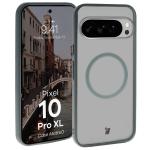Kit protectie 2 in 1 BizonMobile, Carcasa Bizon MatteO si Folie sticla securizata Bizon Glass Edge, compatibil cu Google Pixel 10 Pro XL, Gri 4 - lerato.ro