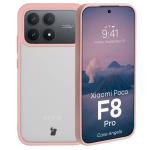 Carcasa Bizon Angelo compatibila cu Xiaomi Poco F8 Pro, Transparent / Roz 3 - lerato.ro