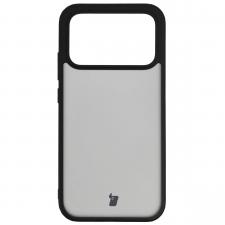 Huse si carcase Xiaomi Poco F8 Pro 5G, Carcasa Bizon Angelo compatibila cu Xiaomi Poco F8 Pro, Transparent / Negru, lerato.ro