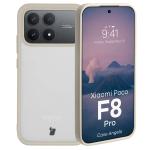 Carcasa Bizon Angelo compatibila cu Xiaomi Poco F8 Pro, Transparent / Bej 3 - lerato.ro