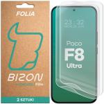 Set 2 folii protectie Bizon Hydrogel compatibile cu Xiaomi Poco F8 Ultra, Transparent 2 - lerato.ro