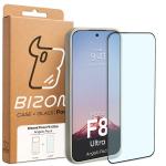 Kit protectie 2 in 1 BizonMobile, Carcasa Bizon Angelo si Folie sticla securizata Bizon Glass Edge, compatibil cu Xiaomi POCO F8 Ultra, Bej 9 - lerato.ro