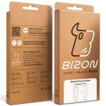 Kit protectie 2 in 1 BizonMobile, Carcasa Bizon Angelo si Folie sticla securizata Bizon Glass Edge, compatibil cu Xiaomi POCO F8 Ultra, Bej 10 - lerato.ro