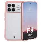 Kit protectie 2 in 1 BizonMobile, Carcasa Bizon Angelo si Folie sticla securizata Bizon Glass Edge, compatibil cu Xiaomi POCO F8 Ultra, Roz 4 - lerato.ro