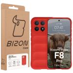 Carcasa Bizon Tur compatibila cu Xiaomi Poco F8 Pro, Rosu 9 - lerato.ro