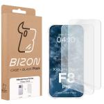 Kit protectie 3 in 1 BizonMobile Clear Pack, Carcasa Bizon Salpa si 2x Folie protectie Bizon Hydrogel, compatibil cu Xiaomi POCO F8 Pro, Transparent 10 - lerato.ro