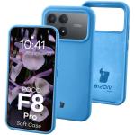Carcasa Bizon Soft compatibila cu Xiaomi Poco F8 Pro, Albastru 3 - lerato.ro
