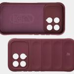 Carcasa Bizon Tur compatibila cu Xiaomi Poco F8 Pro, Burgundy 7 - lerato.ro