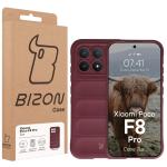 Carcasa Bizon Tur compatibila cu Xiaomi Poco F8 Pro, Burgundy 9 - lerato.ro