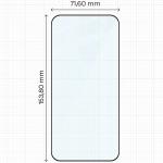 Set 2 folii sticla securizata Bizon Glass Edge Duo compatibile cu Xiaomi Poco F8 Pro, Negru 3 - lerato.ro