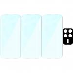 Set protectie 4in1 Bizon Glass Clear Pack, 3 folii sticla ecran + 1 folie sticla camera foto, compatibil cu Xiaomi POCO F8 Pro, Transparent 7 - lerato.ro