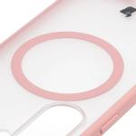 Carcasa Bizon MatteO cu MagSafe compatibila cu Samsung Galaxy S26, Roz 4 - lerato.ro