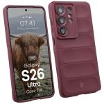 Carcasa Bizon Tur compatibila cu Samsung Galaxy S26 Ultra, Burgundy 3 - lerato.ro