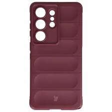 Carcasa Bizon Tur compatibila cu Samsung Galaxy S26 Ultra, Burgundy