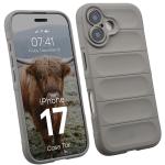 Carcasa Bizon Tur compatibila cu iPhone 17, Light Grey 3 - lerato.ro