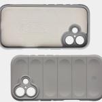 Carcasa Bizon Tur compatibila cu iPhone 17, Light Grey 7 - lerato.ro