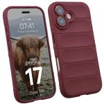 Carcasa Bizon Tur compatibila cu iPhone 17, Burgundy 3 - lerato.ro