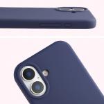 Carcasa Bizon Soft compatibila cu iPhone 17, Dark Blue 6 - lerato.ro