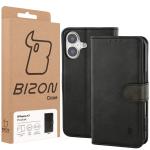 Husa flip cover Bizon Pocket compatibila cu iPhone 17, Negru 7 - lerato.ro