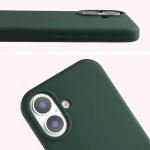 Carcasa Bizon Soft compatibila cu iPhone 17, Dark Green 6 - lerato.ro