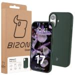 Carcasa Bizon Soft compatibila cu iPhone 17, Dark Green 8 - lerato.ro