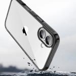 Carcasa Bizon Halo compatibila cu iPhone 17, Transparent / Negru 7 - lerato.ro