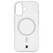 Carcasa Bizon CrystalO cu MagSafe compatibila cu iPhone 17, Transparent