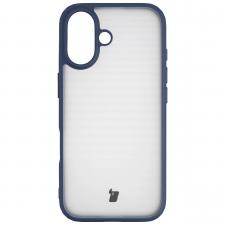 Carcasa Bizon Angelo compatibila cu iPhone 17, Transparent / Albastru