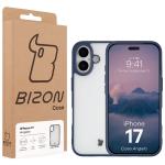 Carcasa Bizon Angelo compatibila cu iPhone 17, Transparent / Albastru 7 - lerato.ro