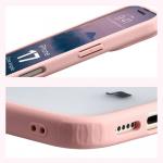 Carcasa Bizon Angelo compatibila cu iPhone 17, Transparent / Roz 5 - lerato.ro
