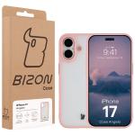 Carcasa Bizon Angelo compatibila cu iPhone 17, Transparent / Roz 7 - lerato.ro