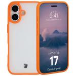 Carcasa Bizon Angelo compatibila cu iPhone 17, Transparent / Portocaliu 3 - lerato.ro
