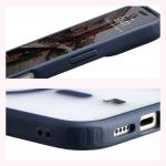 Carcasa Bizon MatteO cu MagSafe compatibila cu iPhone 17, Albastru 6 - lerato.ro