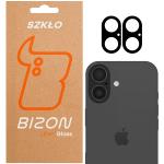 Set 2 folii sticla camera foto Bizon Glass Snap Lens compatibila cu iPhone 17, Negru 3 - lerato.ro