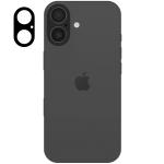 Set 2 folii sticla camera foto Bizon Glass Snap Lens compatibila cu iPhone 17, Negru 2 - lerato.ro