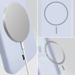 Carcasa Bizon Soft cu MagSafe compatibila cu iPhone 17, Albastru 5 - lerato.ro