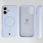 Carcasa Bizon Soft cu MagSafe compatibila cu iPhone 17, Albastru 6 - lerato.ro