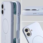 Carcasa Bizon Soft cu MagSafe compatibila cu iPhone 17, Albastru 7 - lerato.ro