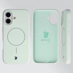 Carcasa Bizon Soft cu MagSafe compatibila cu iPhone 17, Verde 6 - lerato.ro