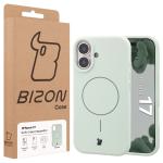 Carcasa Bizon Soft cu MagSafe compatibila cu iPhone 17, Verde 9 - lerato.ro