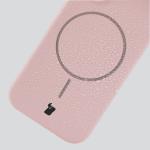 Carcasa Bizon Soft cu MagSafe compatibila cu iPhone 17, Roz 8 - lerato.ro