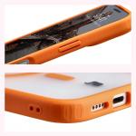 Carcasa Bizon MatteO cu MagSafe compatibila cu iPhone 17, Portocaliu 6 - lerato.ro